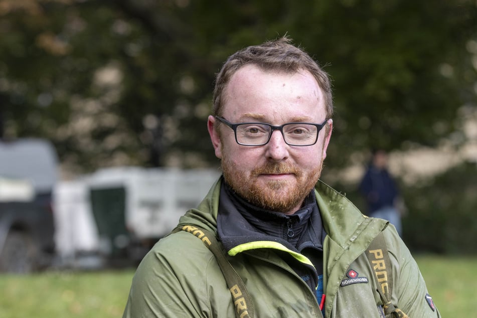 Geschäftsführer der Teichwirtschaft Zschorna, Andreas Hilger (41), hat alle Informationen zum Abfischen parat.