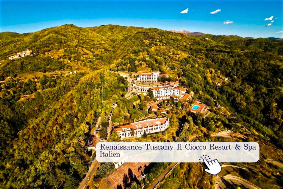 Das luxuriöse Wellness-Resort Renaissance Tuscany Il Ciocco Resort &amp; Spa in der Toscana.