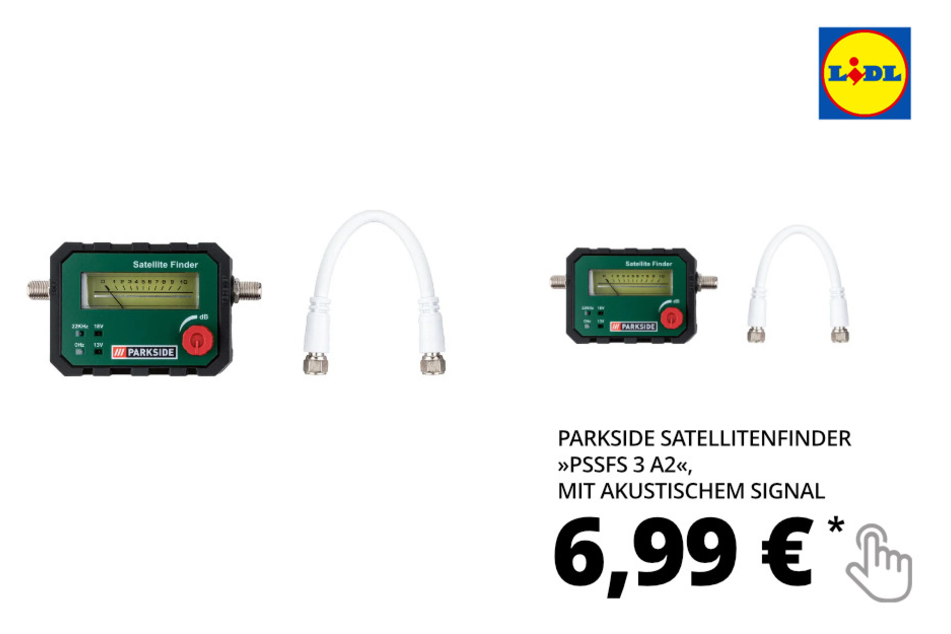 PARKSIDE Satellitenfinder »PSSFS 3 A2«, mit akustischem Signal