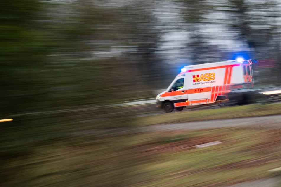 Autofahrerin und Beifahrer wurden in ein Krankenhaus gebracht. (Symbolbild)