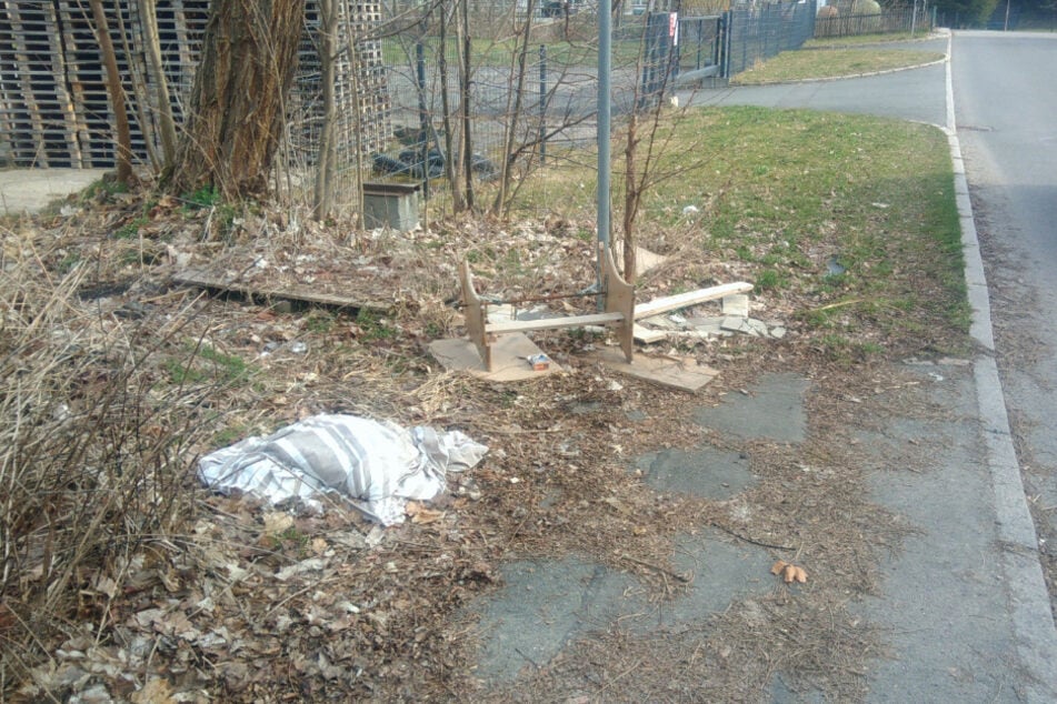 Auch Altholz wird am Straßenrand entsorgt.