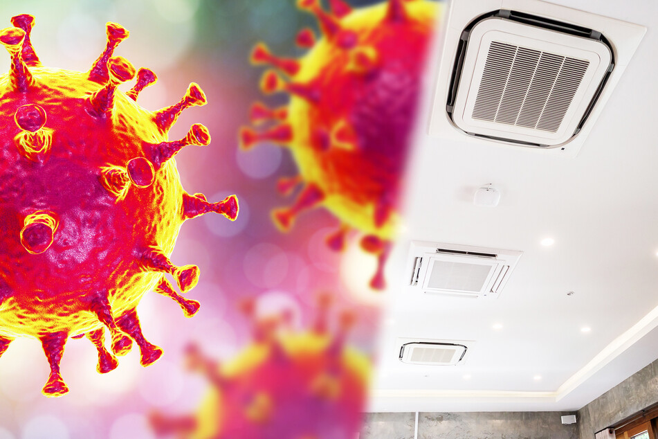 Forscher beschäftigten sich mit der Frage, ob die Klimaanlage Corona-Viren verbreiten kann.