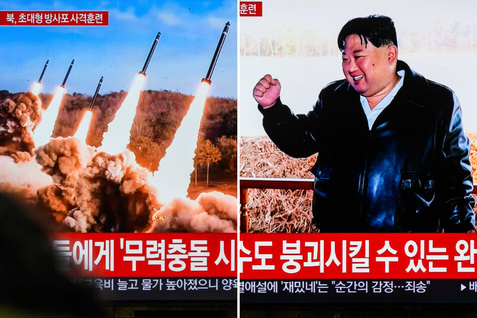 Kim Jong-un touts new "super-large" rocket launcher during latest flashy drill