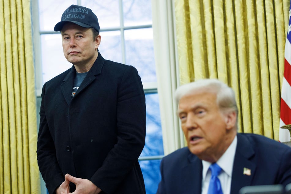 Elon Musk (l.) was tapped by President Trump to lead aggressive cost-cutting efforts through the Department of Government Efficiency.