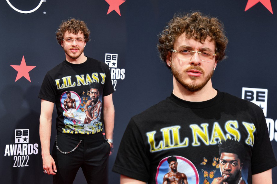 Jack Harlow supported Lil Nas X at the BET Awards.