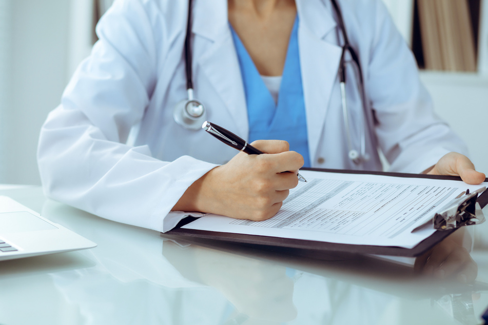 The four students are receiving treatment at Penn Presbyterian Medical Center and Lankenau Medical Center (stock image).