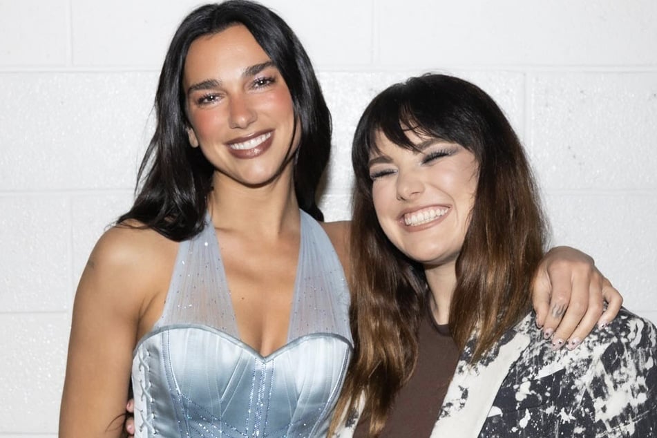 Dua Lipa (29) lernte Ewa Farna (31) nach ihrer Performance persönlich kennen.