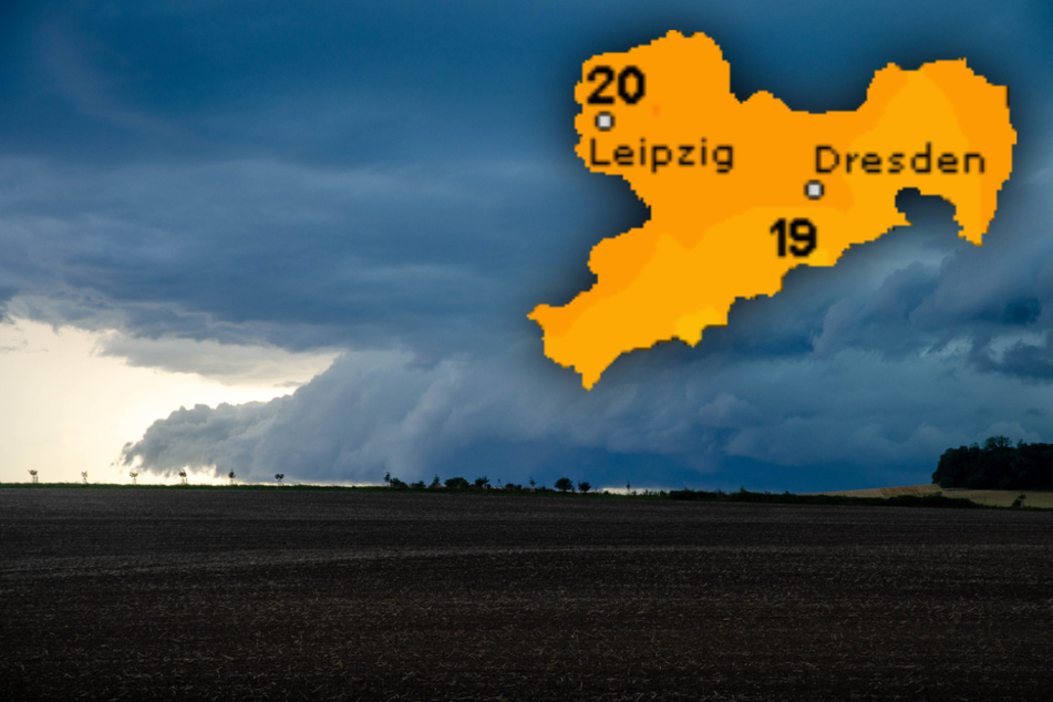 Die Sachsen erwarten dunkle Wolken, Regen und Gewitter in den nächsten Tagen.