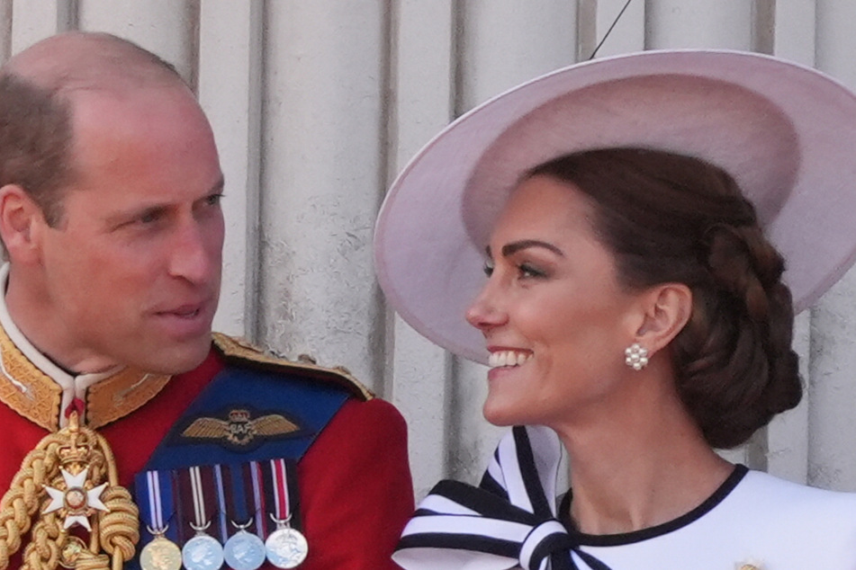 Prinz William (41) und Prinzessin Kate (42) bei der "Trooping the Colour"-Parade am vergangenen Samstag in London.