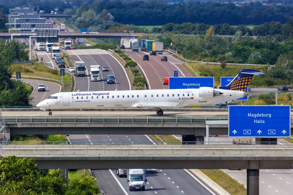 Maschinen der Lufthansa am Flughafen Leipzig sieht man wohl bald seltener.