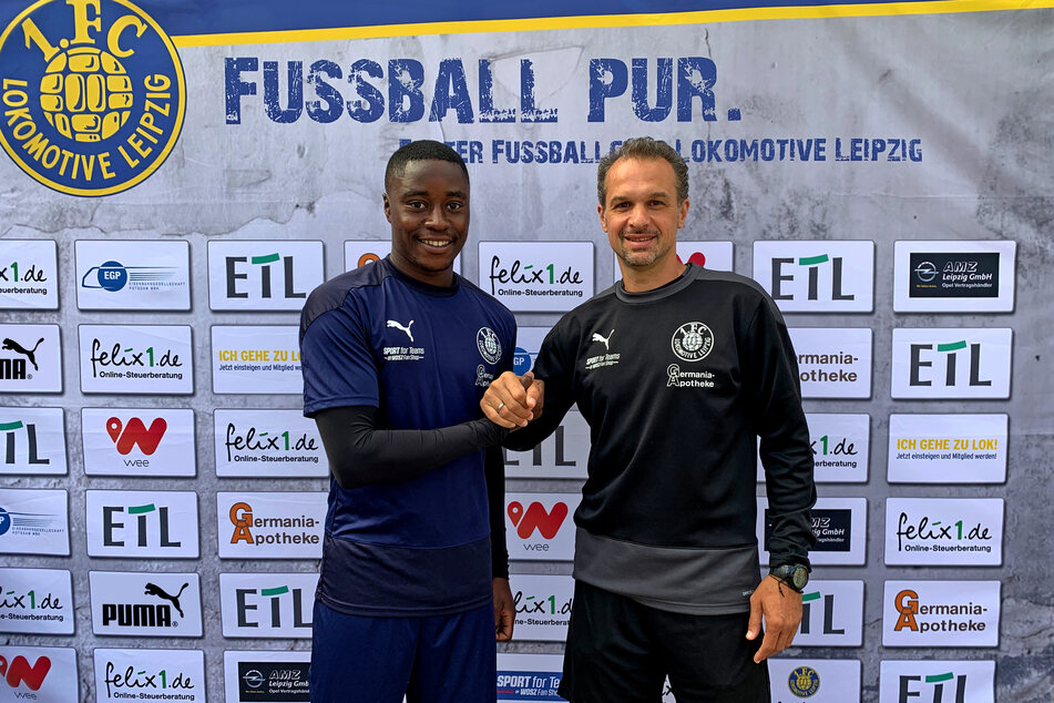 Gabriel Boakye (22) soll den 1. FC Lok ab sofort unterstützen.