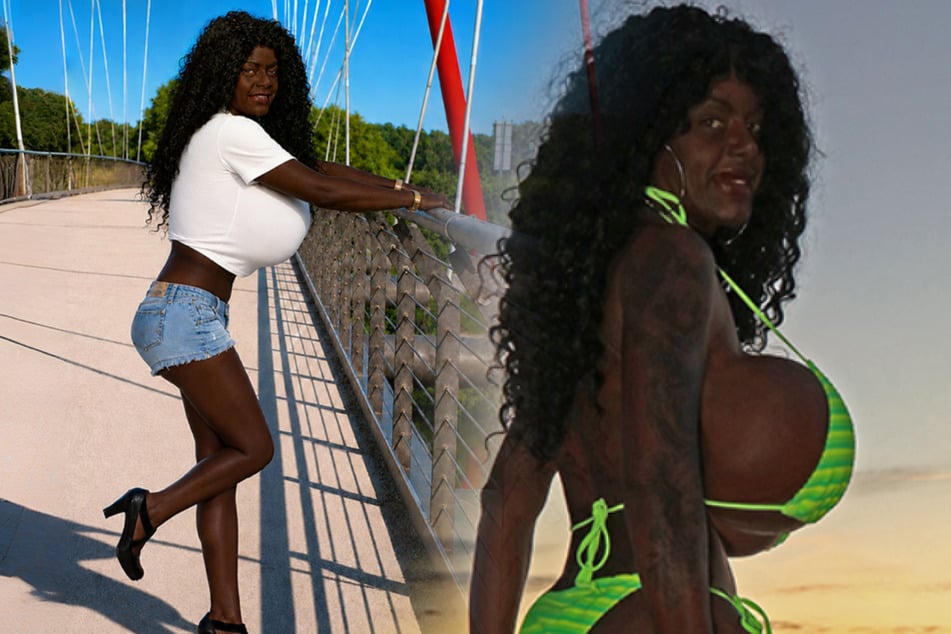 Sie schleppt 14 Kilo Busen mit sich rum: So geht es Martina Big während der Sommerhitze
