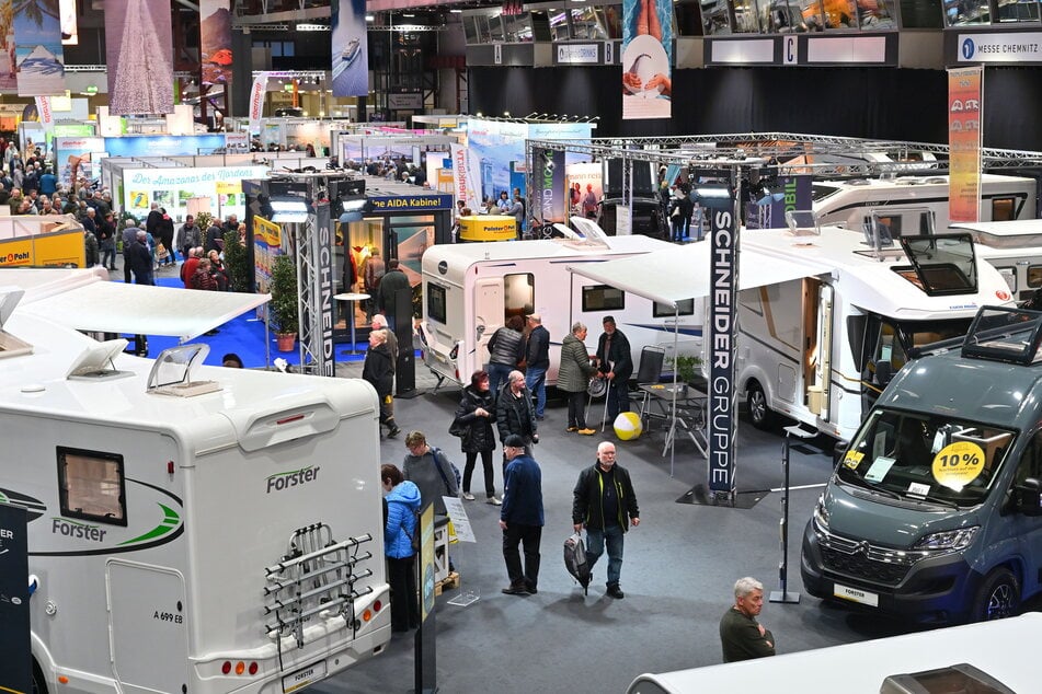 "Reisen &amp; Caravaning"-Messe findet vom 9. bis zum 11. Januar in Chemnitz statt.