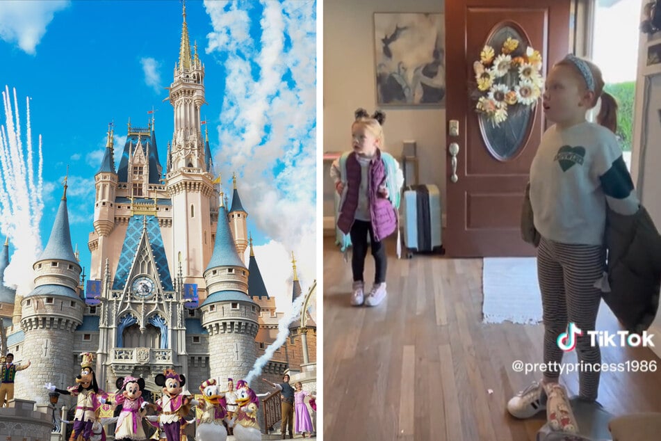Die Eltern von Delaney (9) und Drew (5) haben ihre Kinder mit einem Ausflug nach Disney World überrascht.