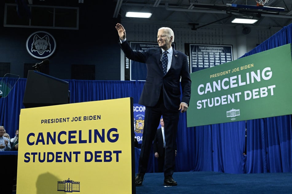 President Joe Biden canceled the student debt of another 55,000 Americans Friday, in a move targeted at teachers, nurses, and law enforcement officials.