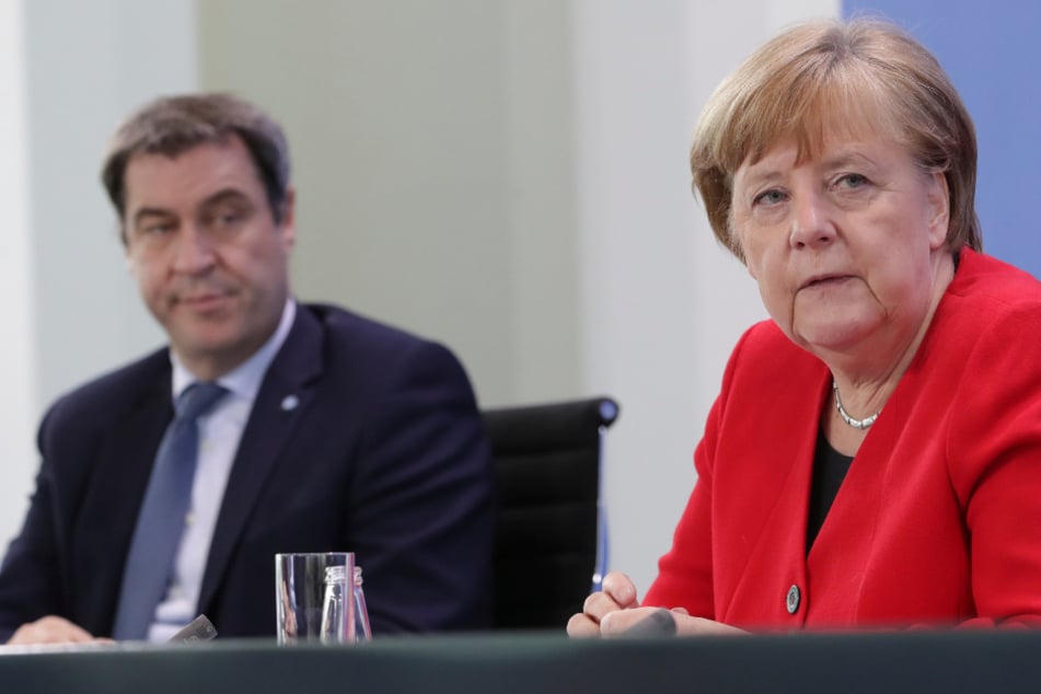 Bundeskanzlerin Angela Merkel (65, CDU) und Markus Söder (53, CSU).