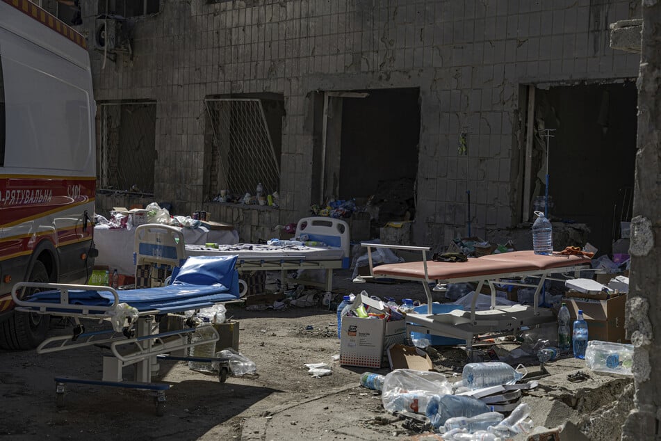 Das Kinderkrankenhaus von Okhmatdyt in Kiew soll wieder aufgebaut werden.