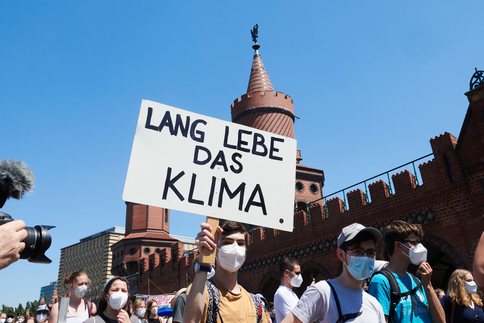 Hunderte protestierten in Kreuzberg.