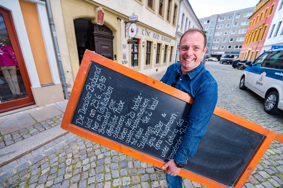 "Red Rooster"-Wirt Marc Höhne (44) freut sich, dass nicht nur Guinness, sondern auch Kultur seine Gäste berauscht.