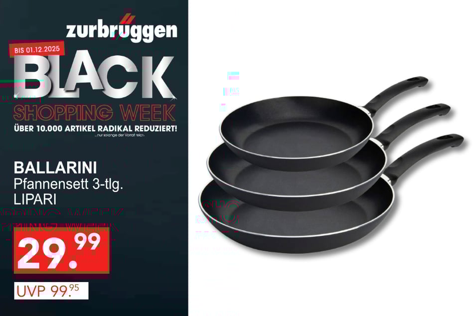 Das Ballarini Becherset 12-tlg.
für 28,49 statt 85,80 Euro.