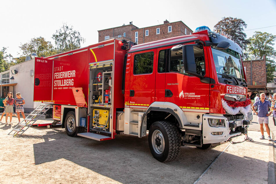 Neues Super-Löschfahrzeug für Feuerwehr Stollberg