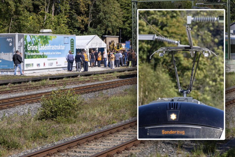 Einmalig in Europa: Bahnforscher testen mobile Ladestation für Akku-Züge