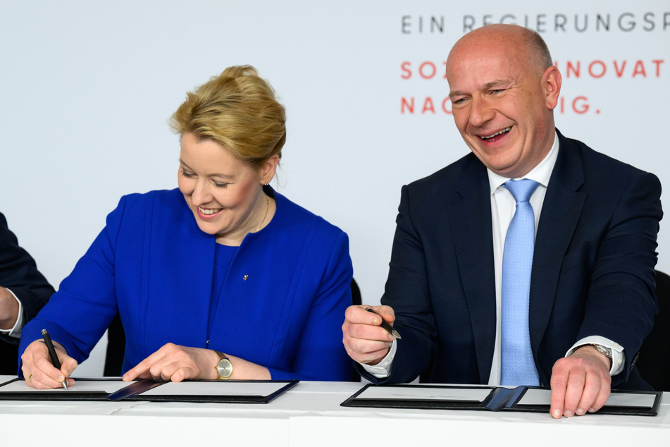 Da haben die Berliner CDU und ihr künftiger Bürgermeister Kai Wegner (50) gut lachen: Die SPD um Franziska Giffey (44) hat sich mal wieder für eine Große Koalition geopfert.