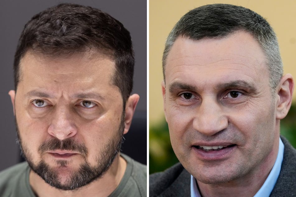 Kiews Bürgermeister Vitali Klitschko (53, r.) hat sich an Präsident Wolodymyr Selenskyj (47) gewandt.