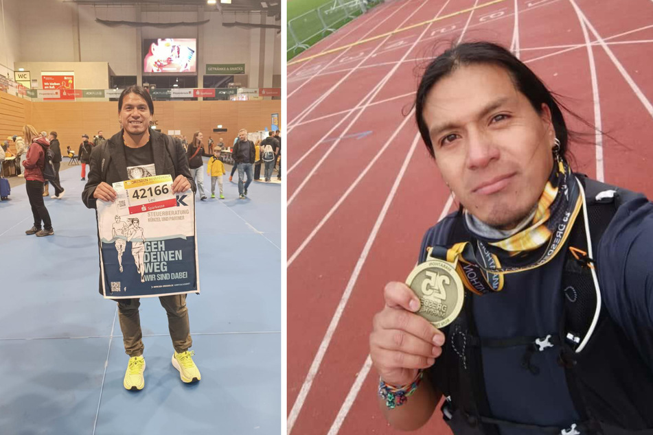 Beim Dresden-Marathon hat Leo Rojas (41) das erste Mal teilgenommen.