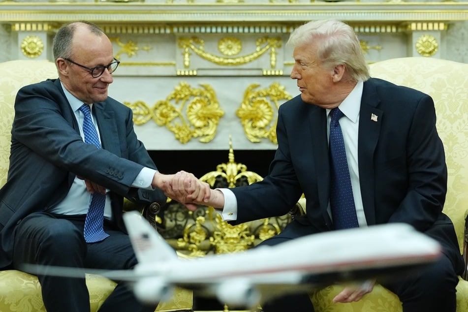 Friedrich Merz (CDU) und US-Präsident Donald Trump sind sich einig.