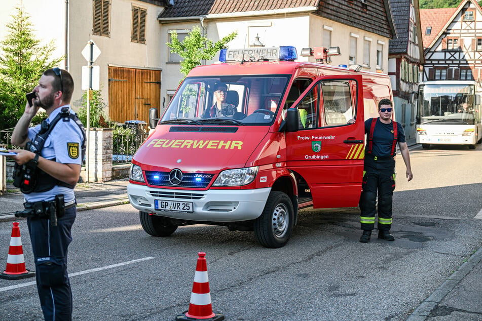 In der Ortschaft Wiesensteig mussten rund 100 Menschen evakuiert werden.