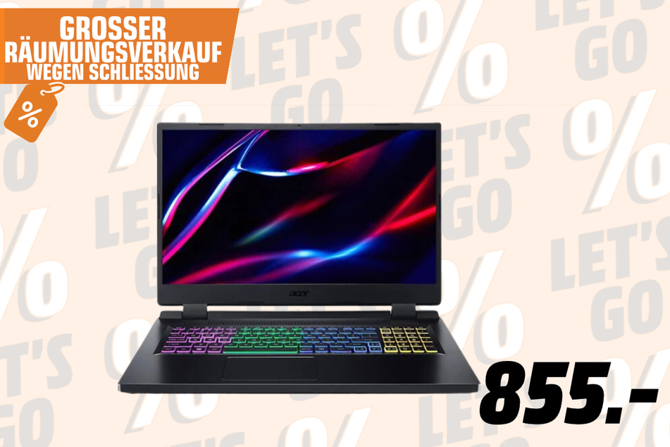 Acer-Gaming-Notebook für 855 Euro.