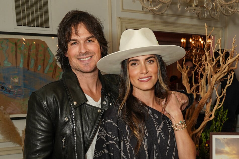 Nikki Reed (r.) and Ian Somerhalder are expecting baby number 2!