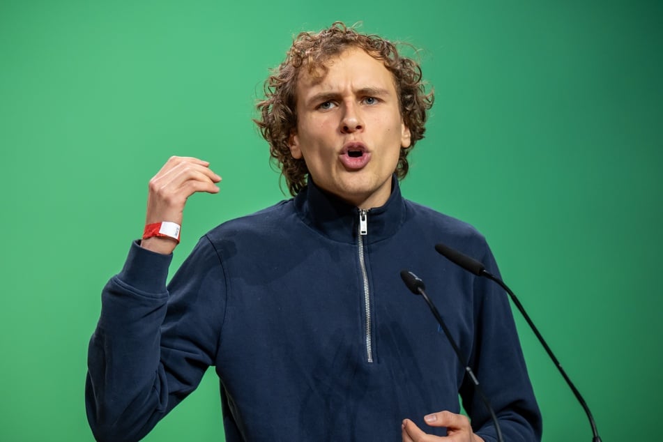 Jakob Blasel (24), Co-Bundesvorsitzender der Grünen Jugend, will RWE, Leag und Thyssenkrupp enteignen. (Archivfoto)