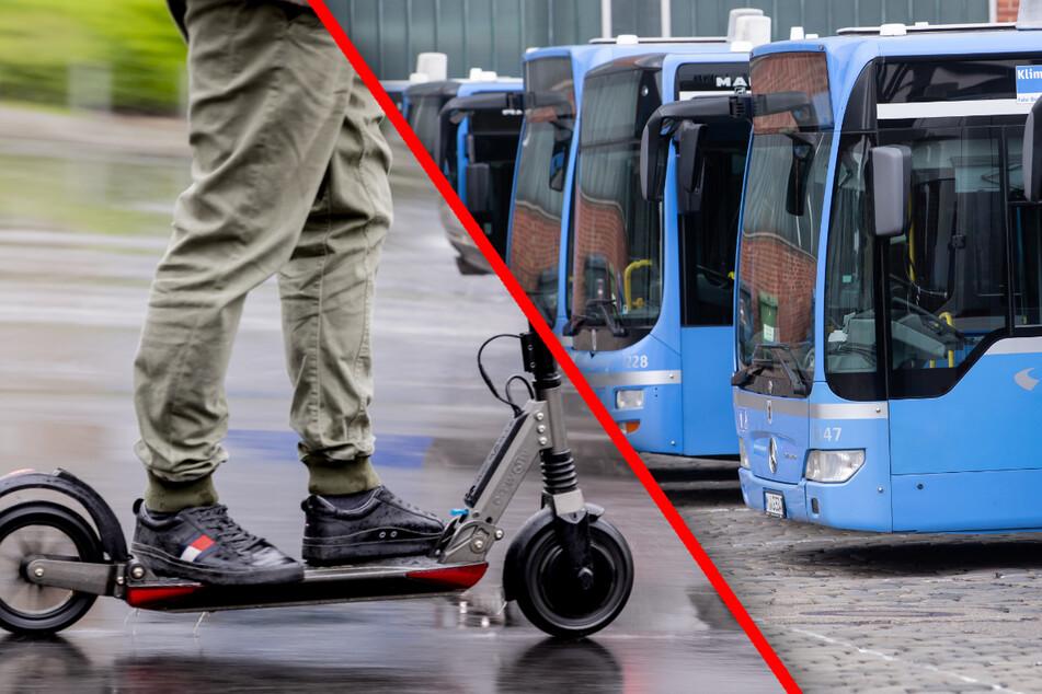Mit dem Roller in Bus oder U-Bahn umsteigen? Das wird künftig nicht mehr möglich sein.