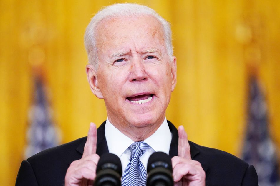 Joe Biden (78), Präsident der USA, droht den Taliban.