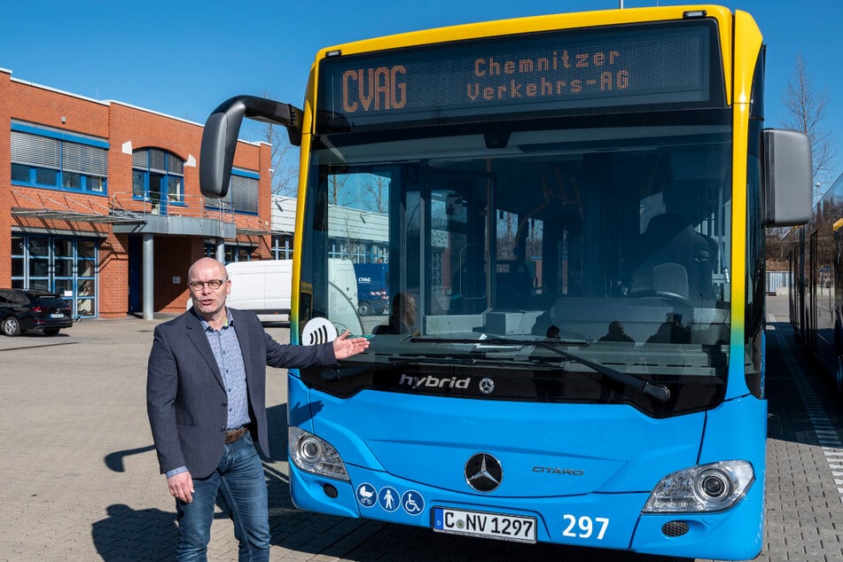 Chemnitzer Verkehrsbetriebe setzen auf neue Hybridbusse