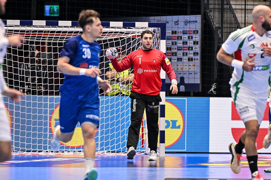 DHfK-Keeper Domenico Ebner scheidet mit Italien zwar auch nach der Vorrunde aus, errang mit der "Azzurri" jedoch einen historischen Sieg gegen Polen. (Archivfoto)