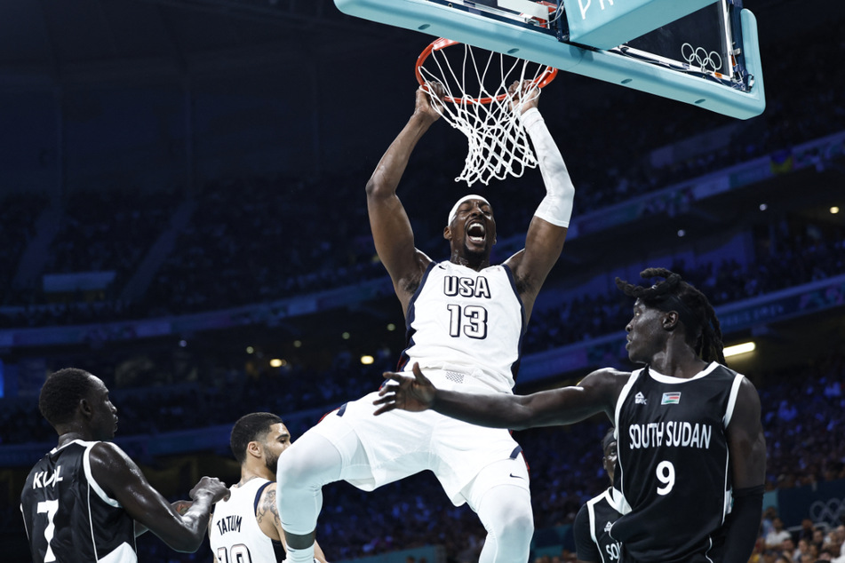 Bam Adebayo led the US with 18 points in Wednesday's victory.