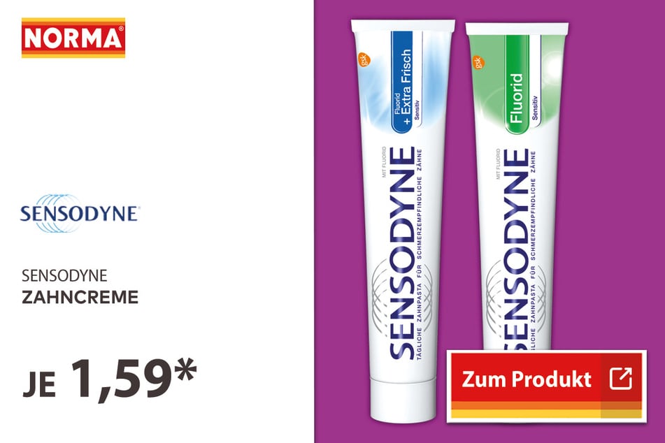 Zahncreme für 1,59 Euro.