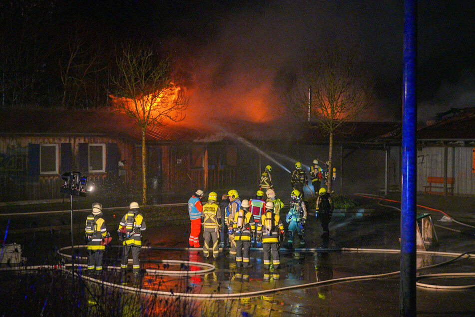 Das Jugendhaus brannte komplett nieder.
