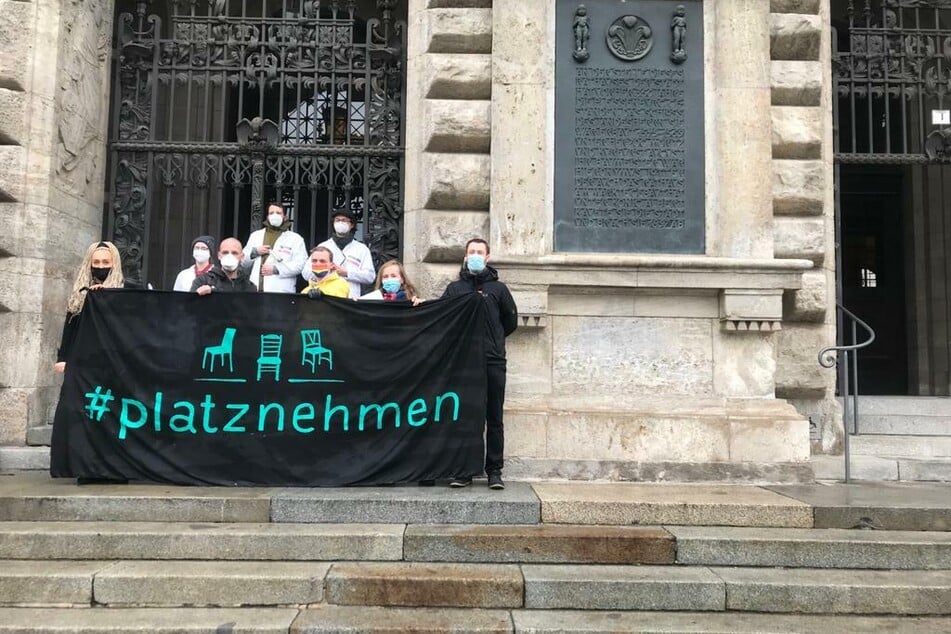Ein breites Bündnis rund um das Aktionsnetzwerk "Leipzig nimmt Platz" will sich den Corona-Demonstranten entgegenstellen.