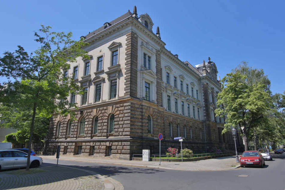 Das Justizministerium im Dresdner Regierungsviertel ist ein Sanierungsfall.