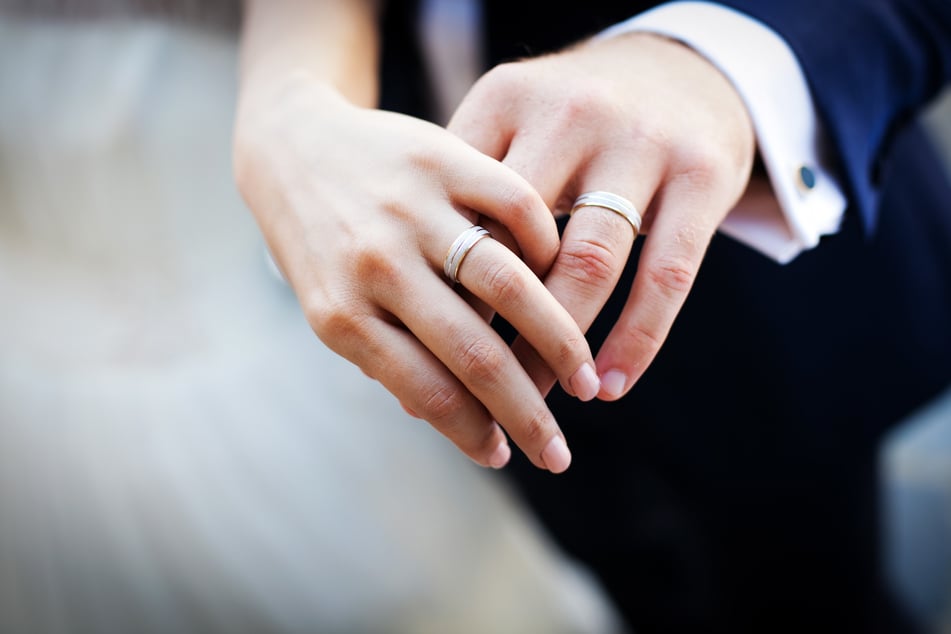 The couple got married just before the lockdown.