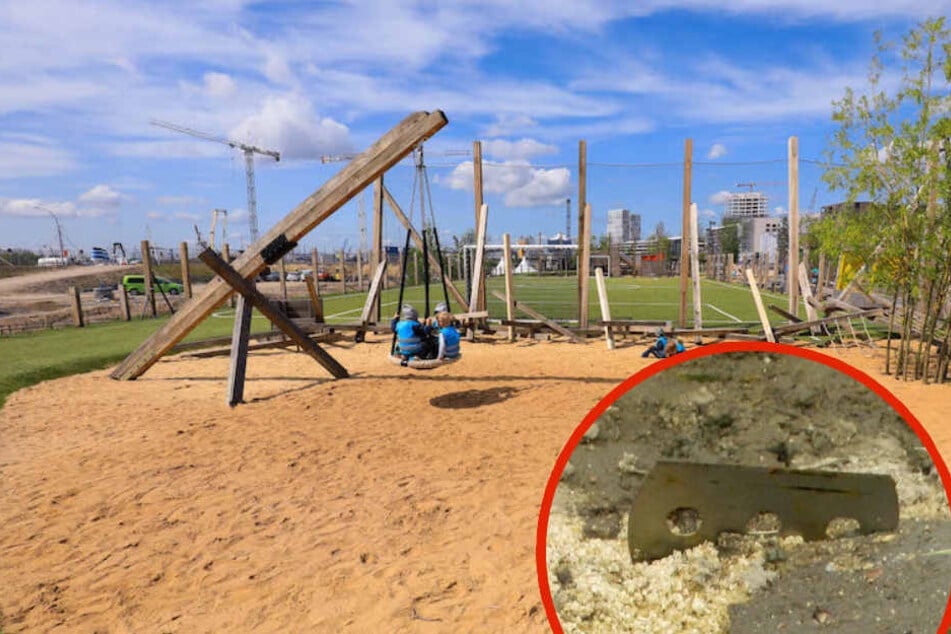 Auf einem Spielplatz in Berlin-Zehlendorf verteilte ein Unbekannter mehrere Rasierklingen. (Symbolbild)