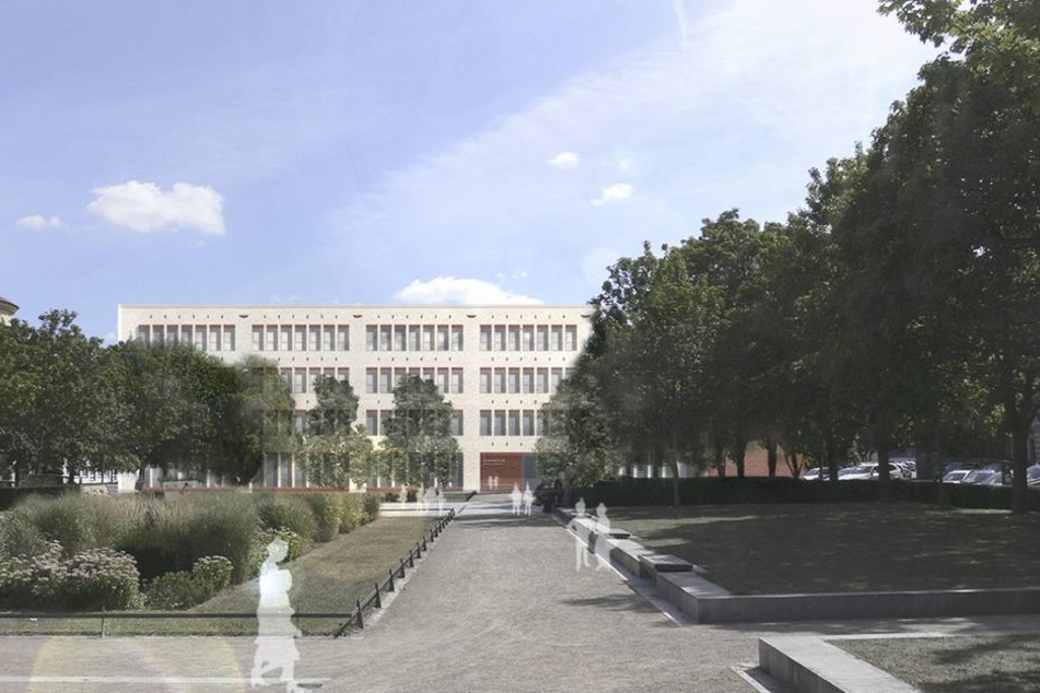 Der Entwurf für die neue Grundschule an der Jablonowskistraße.