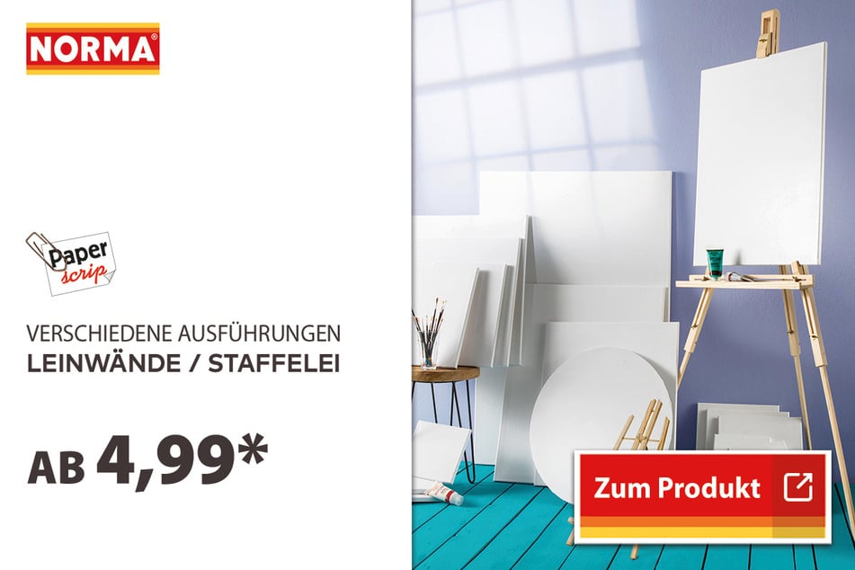 Leinewände/Staffelei ab 4,99 Euro