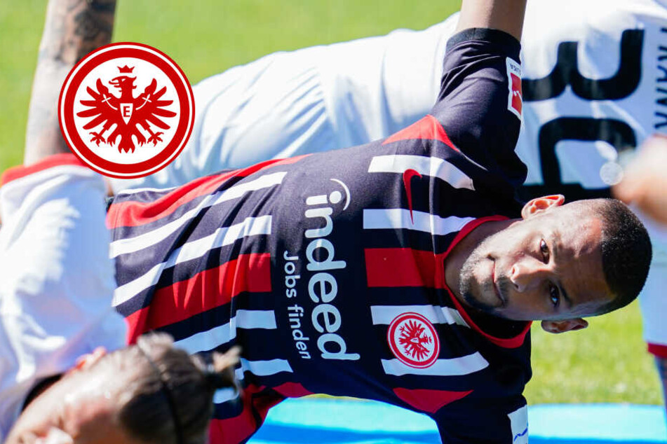 Der Mittelfeldspieler beim Aufwärmtraining.