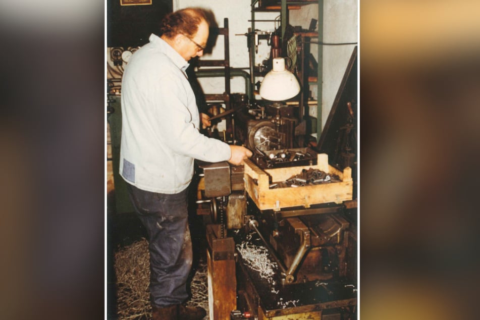 Firmengründer Walfried Winterling begann in einer kleinen Werkstatt mit nur einer Drehmaschine.