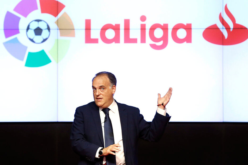 La-Liga Präsident Javier Tebas.